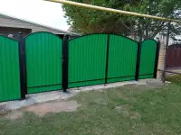 Монтаж забора, ворот калиток, бетонные работы