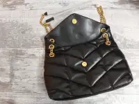 Сумка женская YSL LouLou Puffer  чёрная, фотография 6