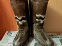 пимы женские бежевые с узором