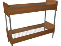 Кровати металлические, вешалки практичные, фотография 7