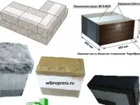 Теплоблоки, блоки, брусчатка, плитка под мрамор, фотография 5