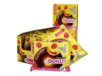 Фитнес-пончик без сахара - donut с малиновой пропиткой (9 шт.)