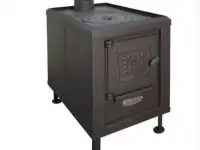 Печь отопительная чугун Stoker Садовая 150 м3 дом