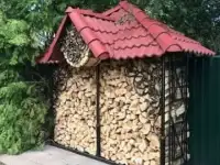 Дровник для дома