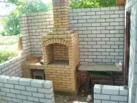 Каменщик кладка кирпича