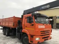 камаз 65115 самосвал с кму 7 тонн новый