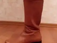 Итальянские кожаные сапоги