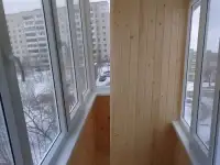 Отделка балконов, лоджий, окна ПВХ, фотография 10