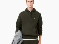 Мужская толстовка lacoste classic fit с флисом