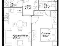 Продам 1 комнатную квартиру