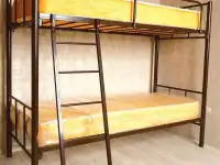 Кровати на металлокаркасе двухъярусные, односпальные, для хостелов, гостиниц, рабочих,  Новые, фотография 10