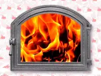 Дверца печная 217 Антрацит