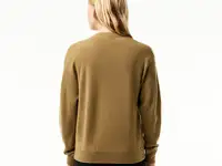 Женский шерстяной кардиган lacoste с v-образным вырезом, фотография 2