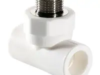 Тройник ppr valtec с переходом на нар. резьбу 1/2''х20мм