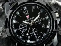 Новые часы Swiss Army Black, фотография 5