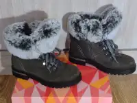 Ботинки женские зимние с мехом 35 юничел, фотография 2