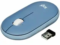 Мышь logitech m350, синий, фотография 7