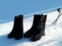 Валенки ручной работы из 100% овечей шерсти.
