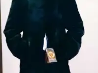 Новая шуба мутон с норкой