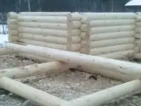 Дома, бани, беседки из бревна