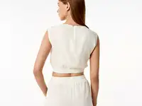 Женская лёгкая рубашка lacoste из смеси льна, фотография 2