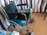 инвалидная коляска БУ мало, по квартире, на колесах еще полиэтилен
