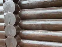 Герметизация, шлифовка, покраска сруба