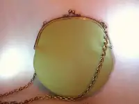 Маленькая сумочка кожаная оливковая handmade, фотография 6