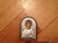 Продам икону ангел-хранитель, серебро