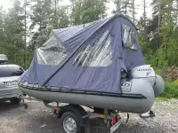 Лoдка пвх фрегат M 430 F Honda 20  прицеп