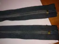 Новая пластиковая черная молния 33 см, фотография 2