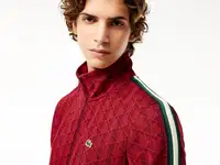Мужская жаккардовая толстовка lacoste paris с монограммой, фотография 3
