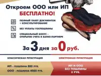 Регистрация ооо и ип Бесплатно и без визита в налоговую