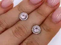 Серьги со шпинелью