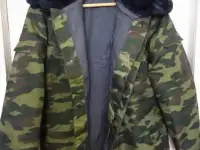 Камуфляж зимний (rip stop) утеплённый