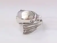 Кольцо-дельфин, серебро