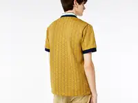Мужское поло lacoste classic fit с монограммой, фотография 2