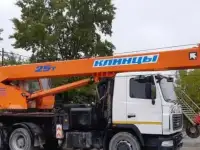 Аренда автокрана 25 тонн стрела 22 метра