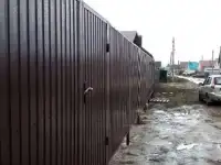 Забор из профнастила, фотография 8