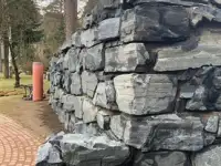 Ландшафтный природный камень Графитовый Сланец