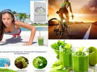 TaVie Energy - зелёный коктейль из злаков и водорослей, фотография 2