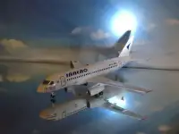 Модель самолета Суперджет-100.1/144.ИрАэро.Освещение салона,кабины пилотов., фотография 5