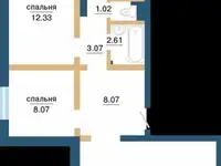 Квартира, 70,24 м², 7 эт., Советский, Светлова ул, 42, фотография 2