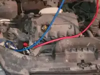 Заправка автокондиционера фреоном