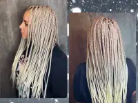 Афрокосы, косички Зизи, брейды, афрохвост, фотография 8