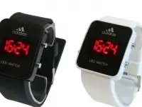 Новые спорт часы Adidas LED Watch + коробка с подушкой!