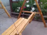 Качели садовые из дерева, фотография 5