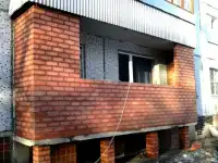 Каменщик балкон перегородки, фотография 3