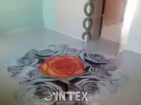 Матовые и глянцевые полимерные, 3D полы, фотография 4