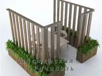 Мобильная перегородка с кашпо, фотография 2